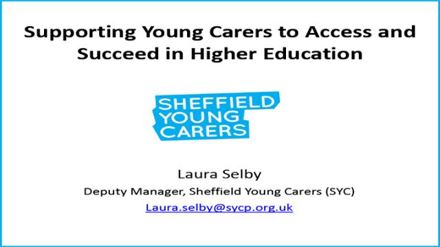 Supporting Young Carers to Access and Succeed in Higher Education