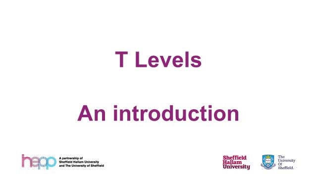 T Levels  - An introduction