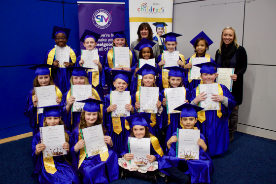 Children from Beck Primary receive CU Gold Awards