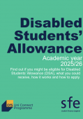 Disabled Student Allowance- Academic Year 2025/26