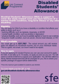 Disabled Student Allowance- Academic Year 2025/26